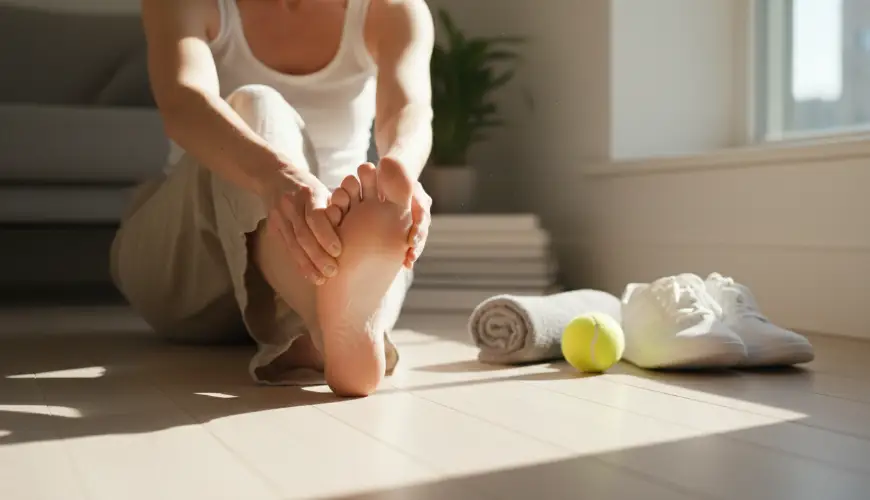 Een gevallen voetgewelf en een hallux valgus kunnen worden aangepakt met oefeningen