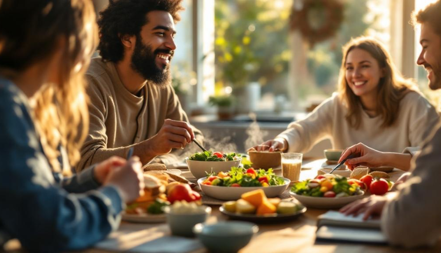 Stress van eten ontstaat vaak wanneer een gewone maaltijd een prestatietest wordt.