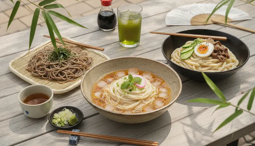 Koude Japanse noedels voor hete dagen