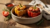 Linzenragout als vulling voor gevulde paprika's