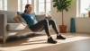 Hip thrust op de bank als thuistraining voor sterke bilspieren