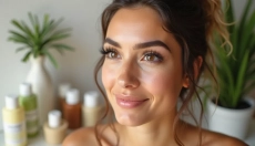 Wimperverven als alternatief voor make-up voor vrouwen onderweg