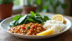 Een vleesloze lunch die vult, kan je zelfs op een doordeweekse dag binnen twintig minuten bereiden.
