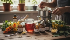 # Kruidenapotheek die je thuis zelf maakt