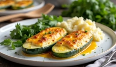 Courgette in beslag uit de oven is een zomerse hit die je moet proberen
