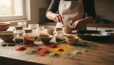 Zelfgemaakte kruidenmixen als vervanging van kant-en-klare producten in de keuken