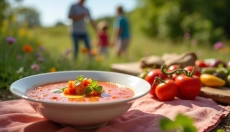 Gazpacho brengt de smaak van de zomer naar je tafel met elke hap.