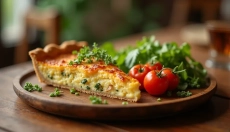Een eenvoudig en smakelijk quiche recept dat je lunchtafel opfleurt