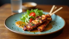 Kip satay als een populair gerecht in Tsjechische restaurants