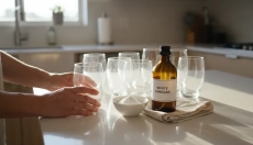 Matte glazen uit de vaatwasser met witte aanslag en hoe je ze kunt redden