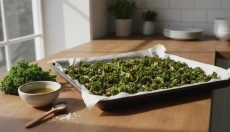Připravte si kapustové čipsy z trouby za 10 minut

# Bereid boerenkoolchips uit de oven in 10 minute