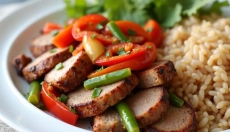 Snelle lunch van varkenshaas voor een gemakkelijke en smakelijke bereiding