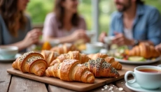 Hartige croissants van bladerdeeg die uw smaakpapillen zullen betoveren