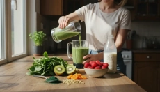 Smoothie voor vrouwen die lijden aan vermoeidheid en ijzertekort