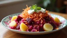 Bontjassenrecept - gelaagde salade vol herinneringen en geweldige smaken