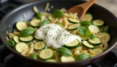 Pasta met courgette en room voor gezellige familiemomenten vol smaak