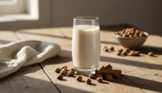 Tigernut melk van aardamandel is een notenvrij plantaardig alternatief