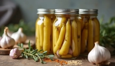 Ingelegde knoflookscheuten smakelijk en praktisch voor de wintertafel