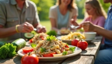 Gezonde pastasalade met tonijn biedt een geweldige combinatie van smaken en voeding