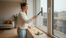 Probeer deze eenvoudige truc voor glanzende ramen zonder strepen