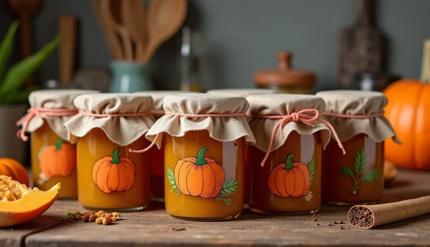 Kerstpompoenmarmelade is geschikt voor bakken en als cadeau.