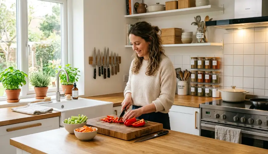 Koken wordt eenvoudiger met keukenzone's volgens professionele koks