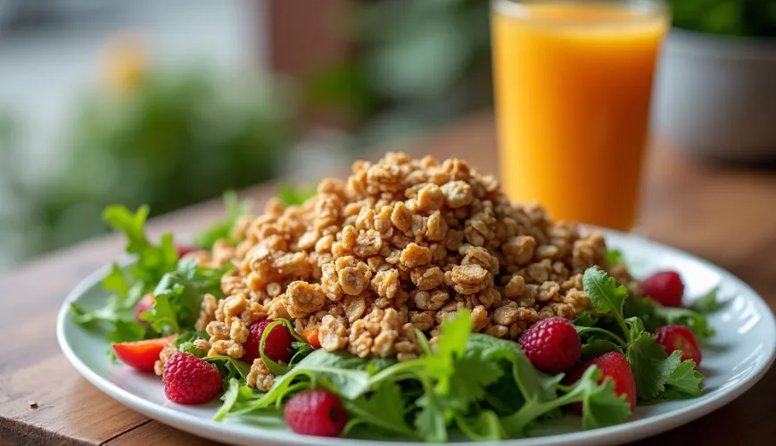 Het gebruik van zoute granola in de keuken is breder dan je denkt.