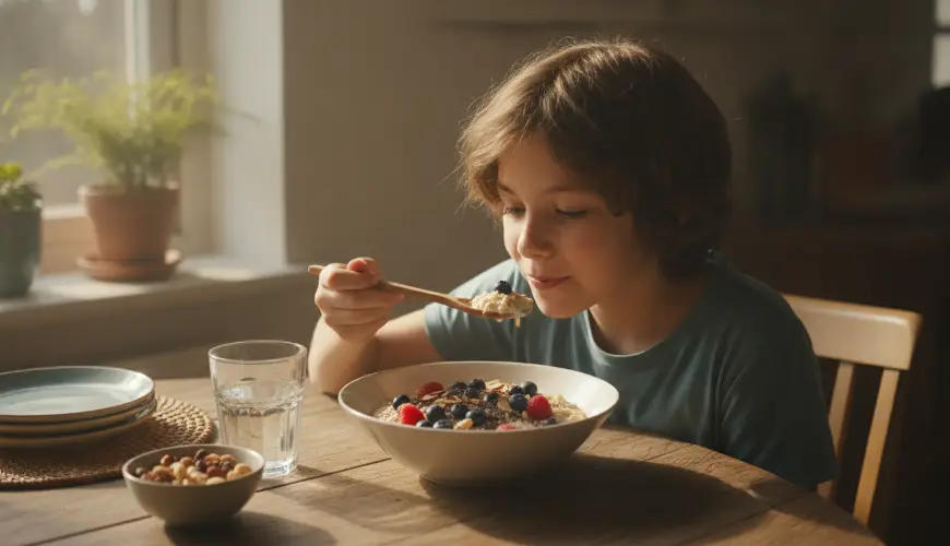 Voeding voor de hersenen van een schoolkind begint al bij het ontbijt
