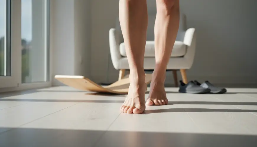 Vyzkoušejte chůzi po špičkách a po patách pro zdravé kotníky

---

Probeer lopen op de tenen en op d