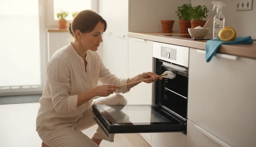 Verwijder eenvoudig vuil tussen de glazen panelen van de ovendeur