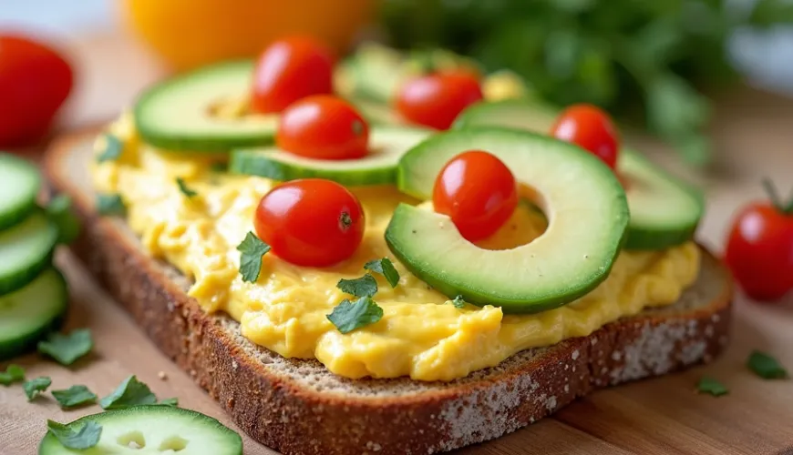 Gezonde eiersalade voor uw snack