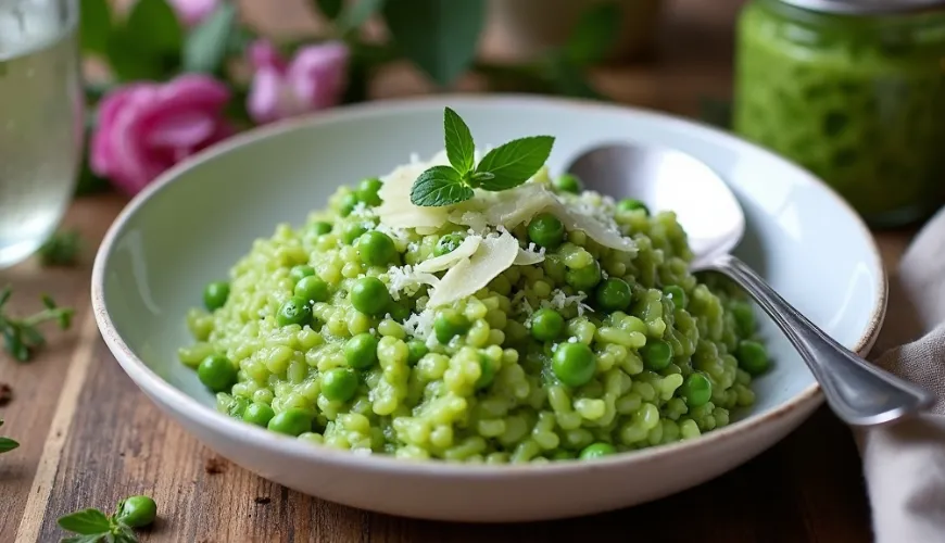 Ontdek hoe je thuis stressvrij romige erwtenrisotto kunt maken